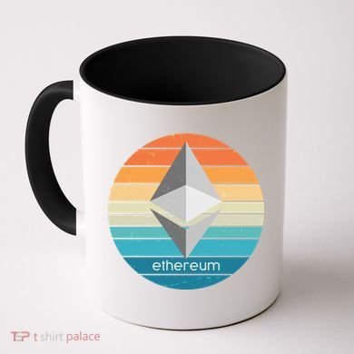 Ethereum Crypto Currency Vintage Colors  Coffee Mug
