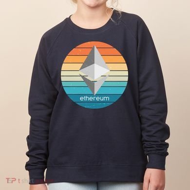Ethereum Crypto Currency Vintage Colors  Women's Sweatshirt