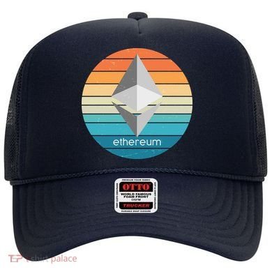 Ethereum Crypto Currency Vintage Colors  Hat