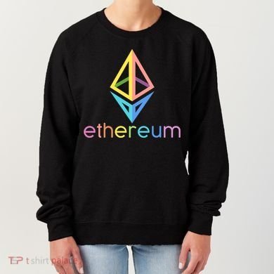 Ethereum Diamond Rainbow Logo Women's Sweatshirt