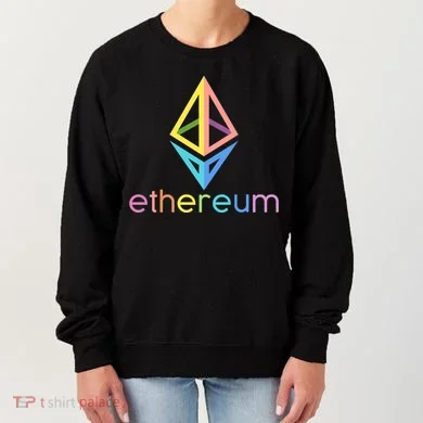 Ethereum Diamond Rainbow Logo Women's Sweatshirt