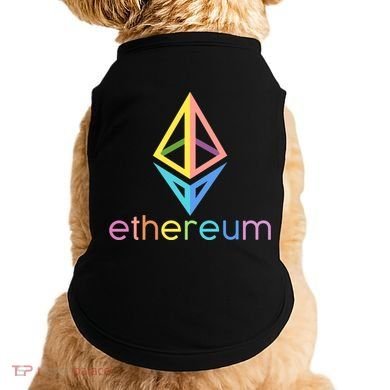 Ethereum Diamond Rainbow Logo Doggie Tank