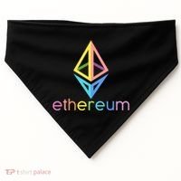 Ethereum Diamond Rainbow Logo USA-Made Doggie Bandana thumb 0