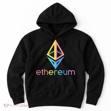 Ethereum Diamond Rainbow Logo Hoodie