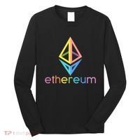 Ethereum Diamond Rainbow Logo Long Sleeve Shirt thumb 0