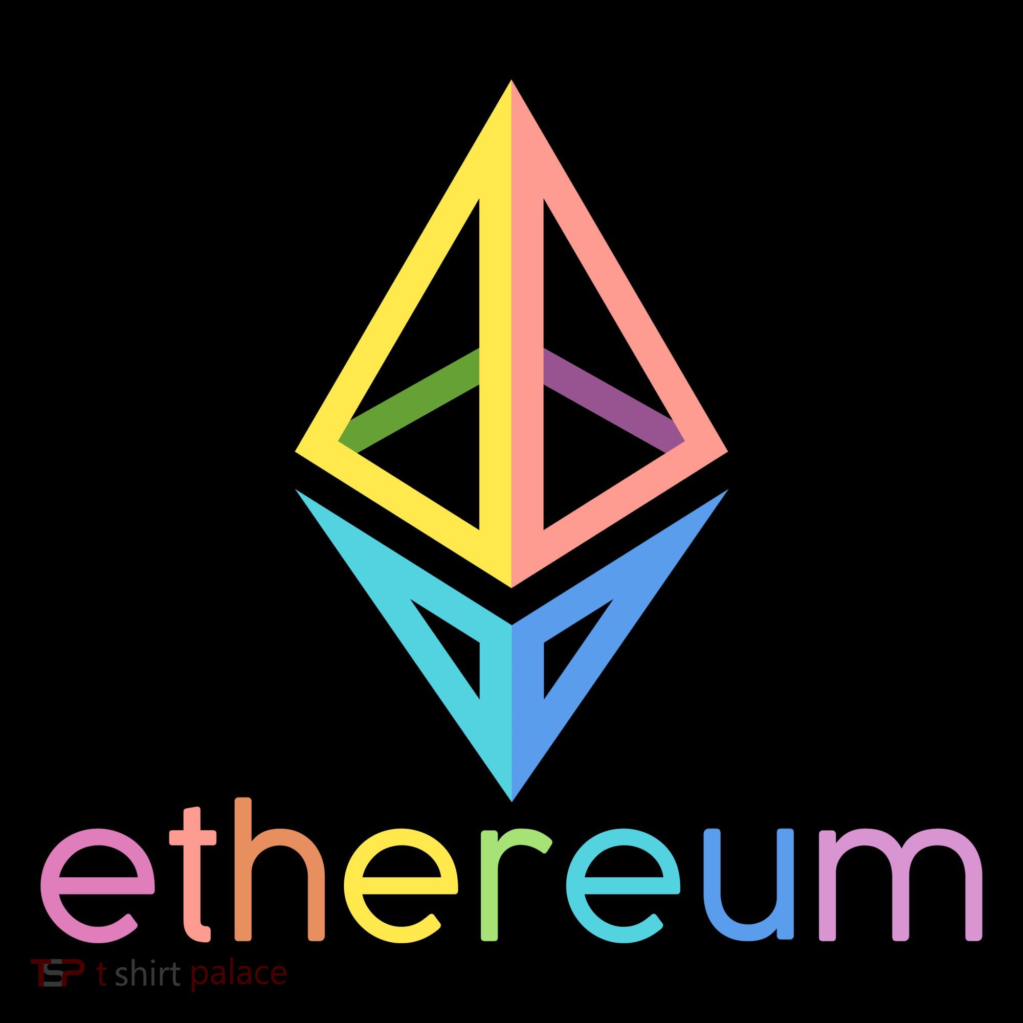 Ethereum Diamond Rainbow Logo Sweatshirt