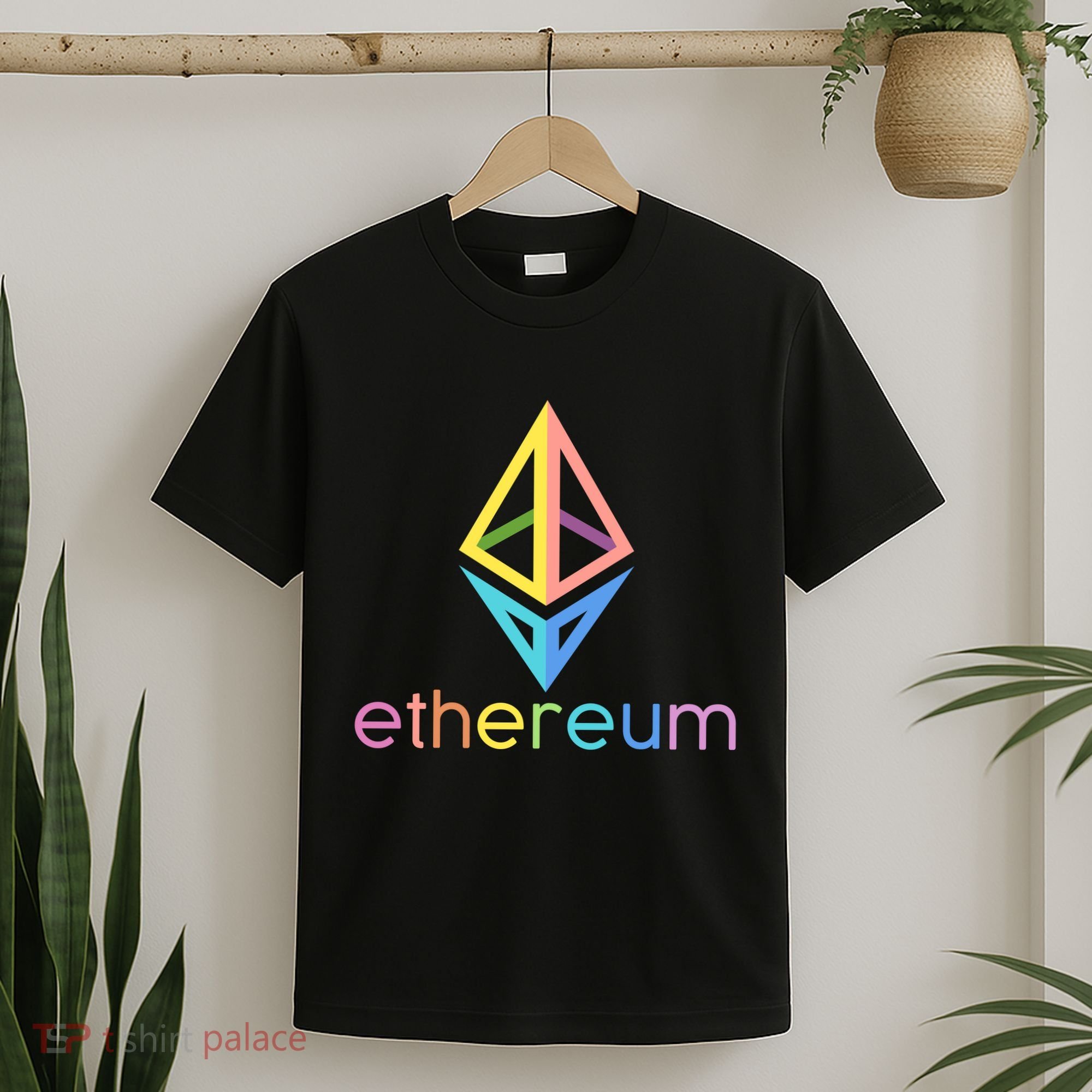 Ethereum Diamond Rainbow Logo T-Shirt