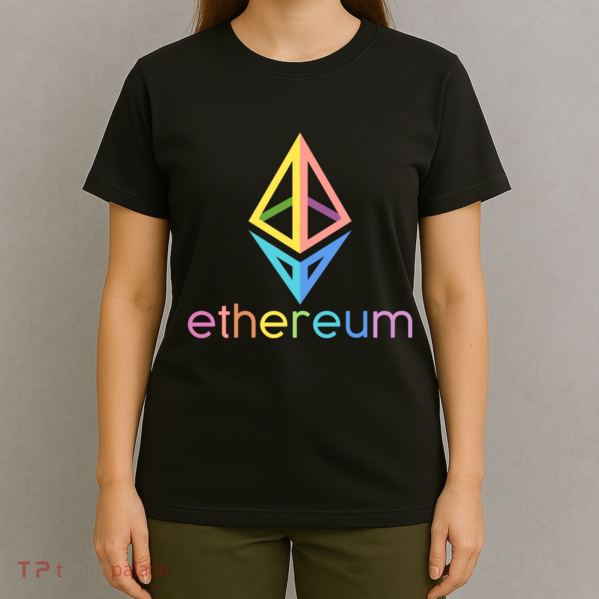 Ethereum Diamond Rainbow Logo T-Shirt