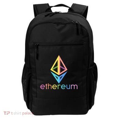 Ethereum Diamond Rainbow Logo Backpack