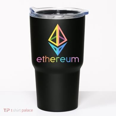 Ethereum Diamond Rainbow Logo Tumbler