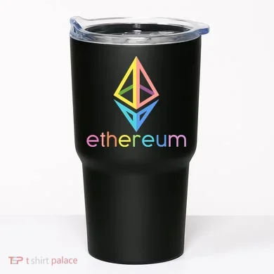 Ethereum Diamond Rainbow Logo Tumbler