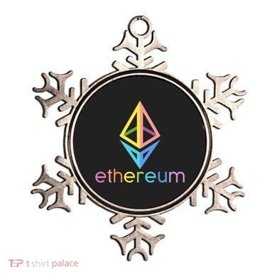Ethereum Diamond Rainbow Logo Ornament