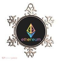 Ethereum Diamond Rainbow Logo Ornament thumb 0