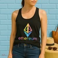 Ethereum Diamond Rainbow Logo Women's Tank Top thumb 2