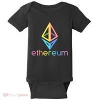 Ethereum Diamond Rainbow Logo Baby Bodysuit thumb 0