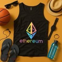 Ethereum Diamond Rainbow Logo Tank Top thumb 4