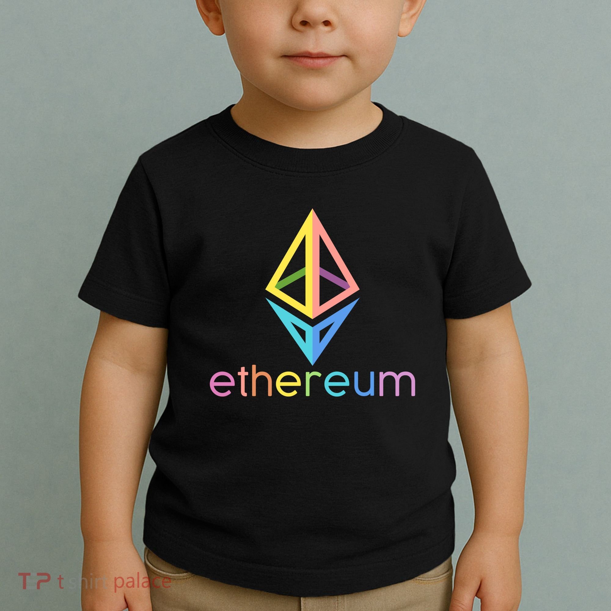 Ethereum Diamond Rainbow Logo Toddler T-Shirt
