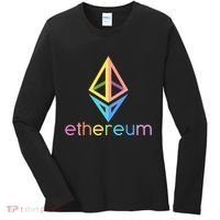 Ethereum Diamond Rainbow Logo Women's Long Sleeve Shirt thumb 0