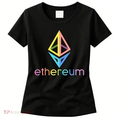 Ethereum Diamond Rainbow Logo Women's T-Shirt