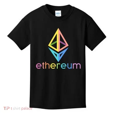 Ethereum Diamond Rainbow Logo Kids T-Shirt