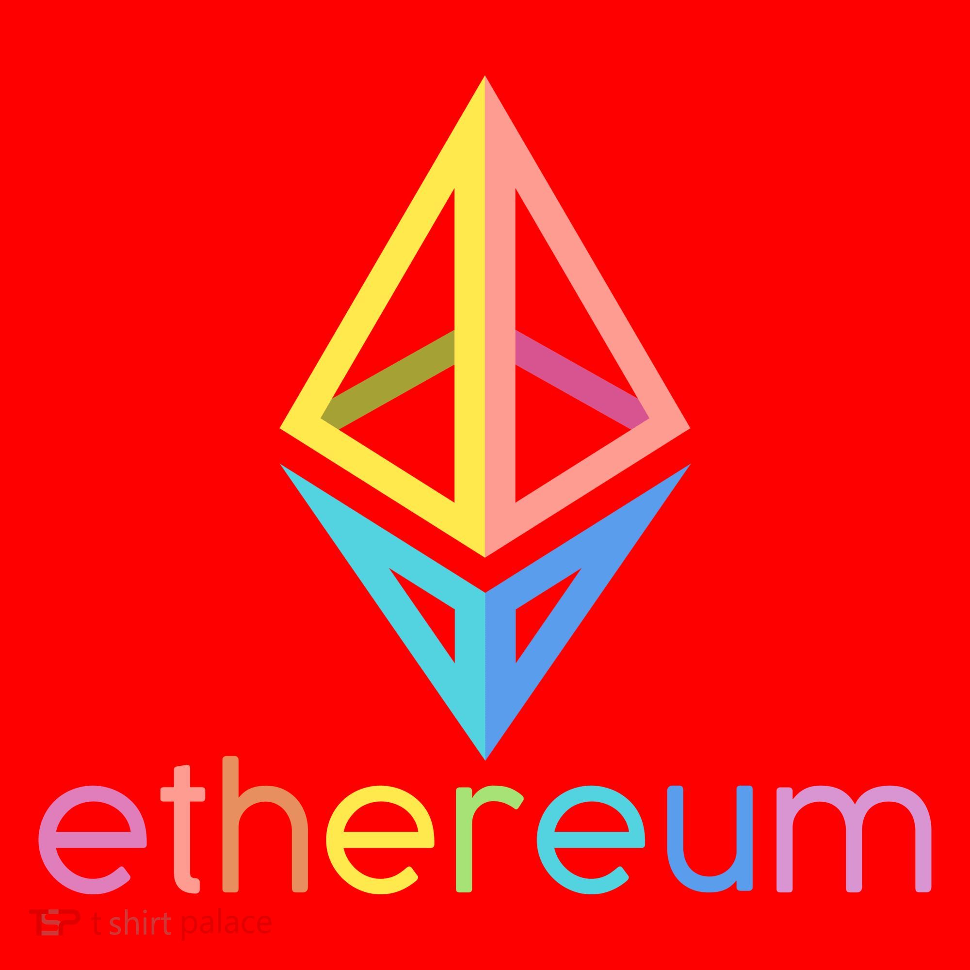 Ethereum Diamond Rainbow Logo Santa Hat