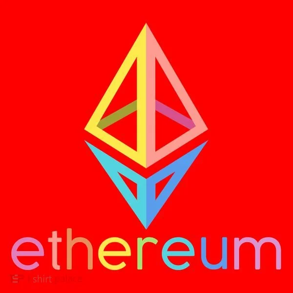 Ethereum Diamond Rainbow Logo Santa Hat