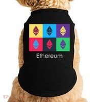 Ethereum ETH Pop Art Crypto Currency Logo Doggie Tank thumb 0