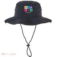 Ethereum ETH Pop Art Crypto Currency Logo Bucket Hat thumb 0