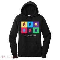 Ethereum ETH Pop Art Crypto Currency Logo Women's Hoodie thumb 0