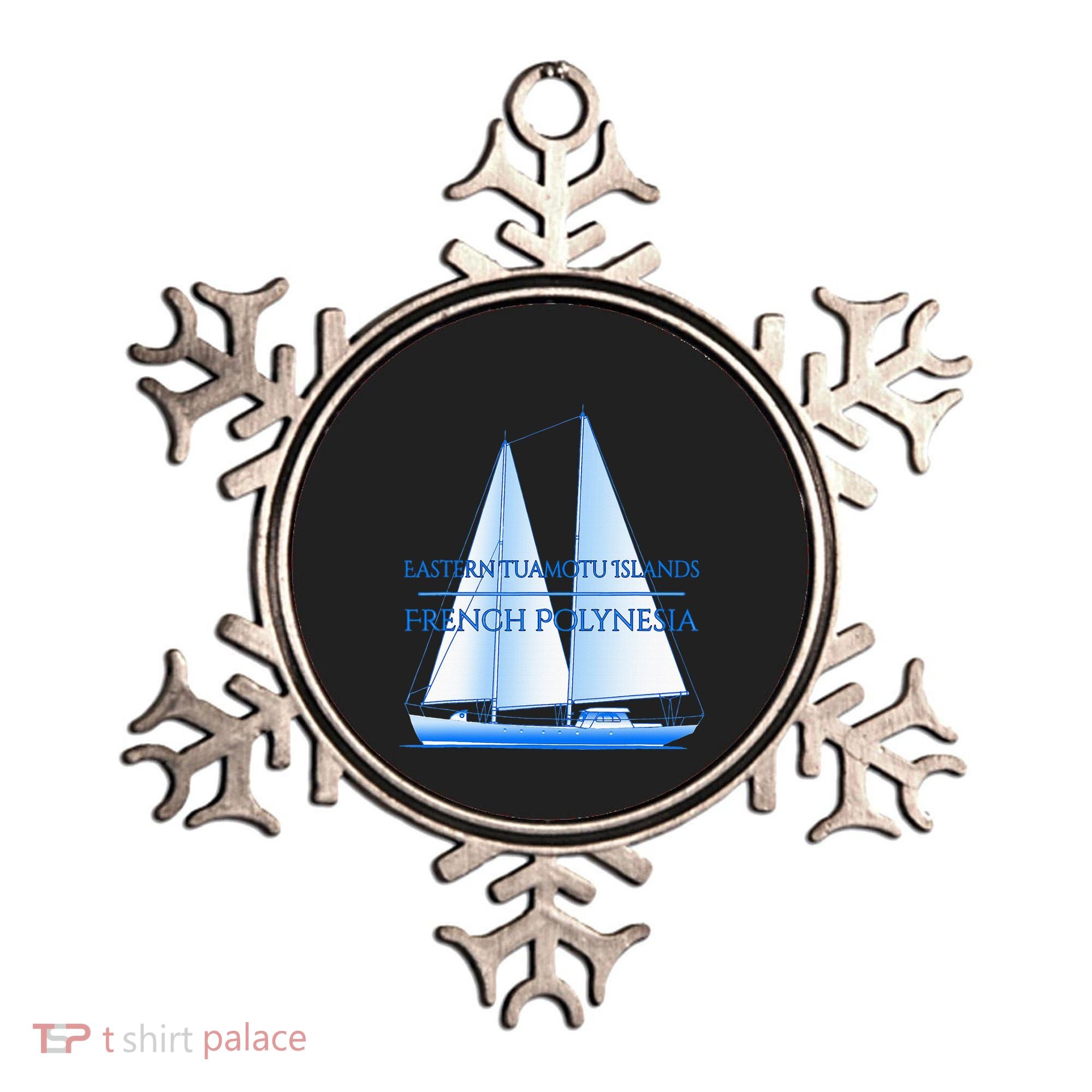 Eastern Tuamotu Islands Coastal Nautical Sailing Sailor Ornament