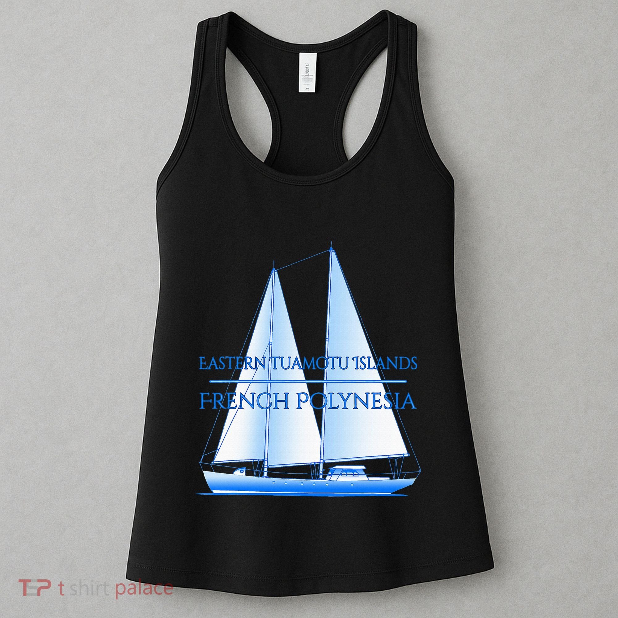 Eastern Tuamotu Islands Coastal Nautical Sailing Sailor Women's Tank Top