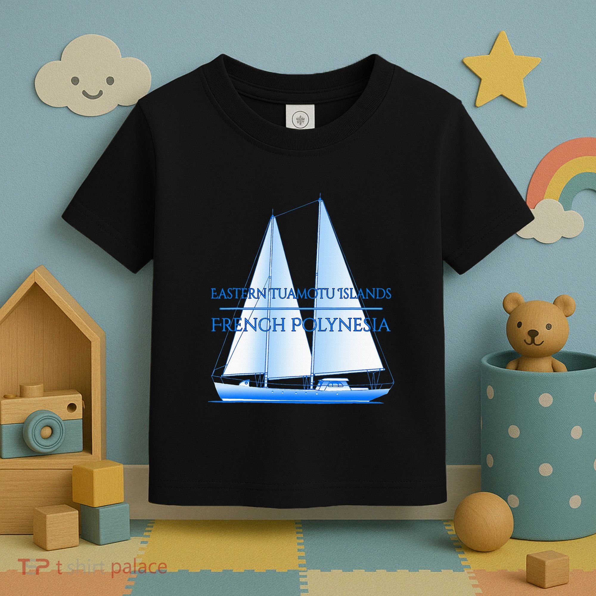 Eastern Tuamotu Islands Coastal Nautical Sailing Sailor Toddler T-Shirt