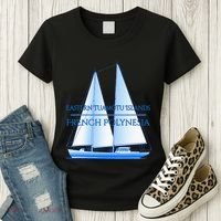 Eastern Tuamotu Islands Coastal Nautical Sailing Sailor Women's T-Shirt thumb 3