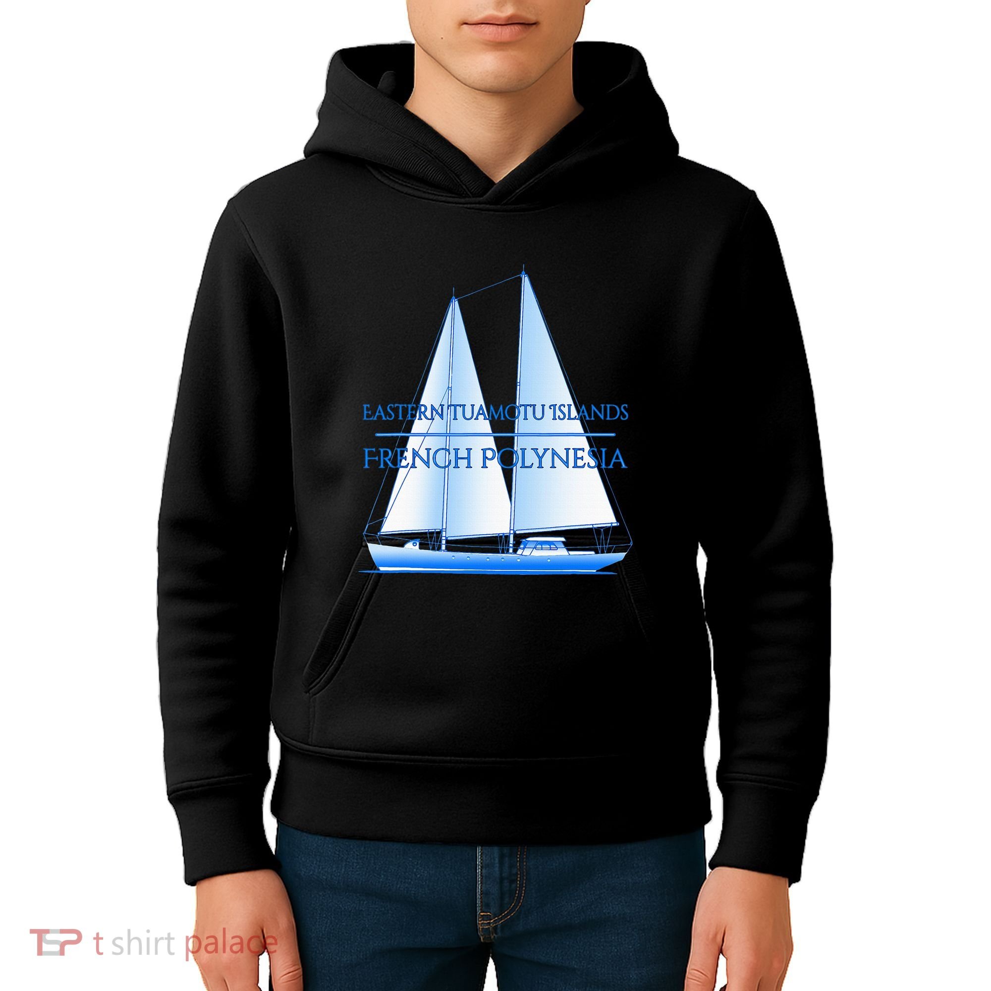 Eastern Tuamotu Islands Coastal Nautical Sailing Sailor Kids Hoodie