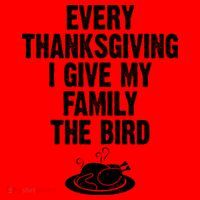 Every Thanksgiving I Give My Family The Bird Santa Hat thumb 1