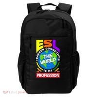 Esl Teacher Linguist Multilingual Teaching Profession Great Gift Backpack thumb 0