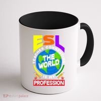 Esl Teacher Linguist Multilingual Teaching Profession Great Gift Coffee Mug thumb 1