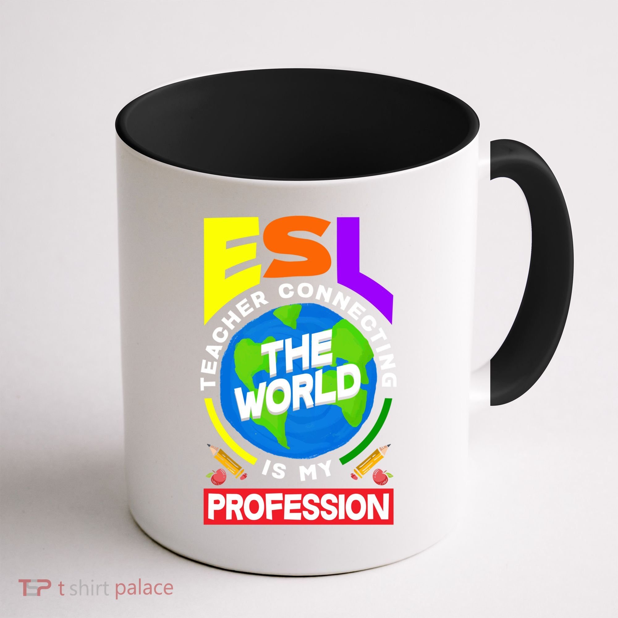 Esl Teacher Linguist Multilingual Teaching Profession Great Gift Coffee Mug