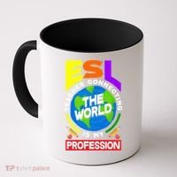 Esl Teacher Linguist Multilingual Teaching Profession Great Gift Coffee Mug thumb 0