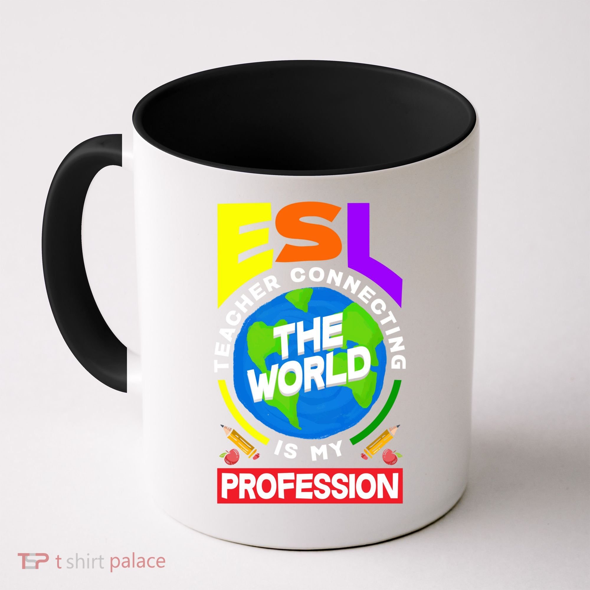 Esl Teacher Linguist Multilingual Teaching Profession Great Gift Coffee Mug
