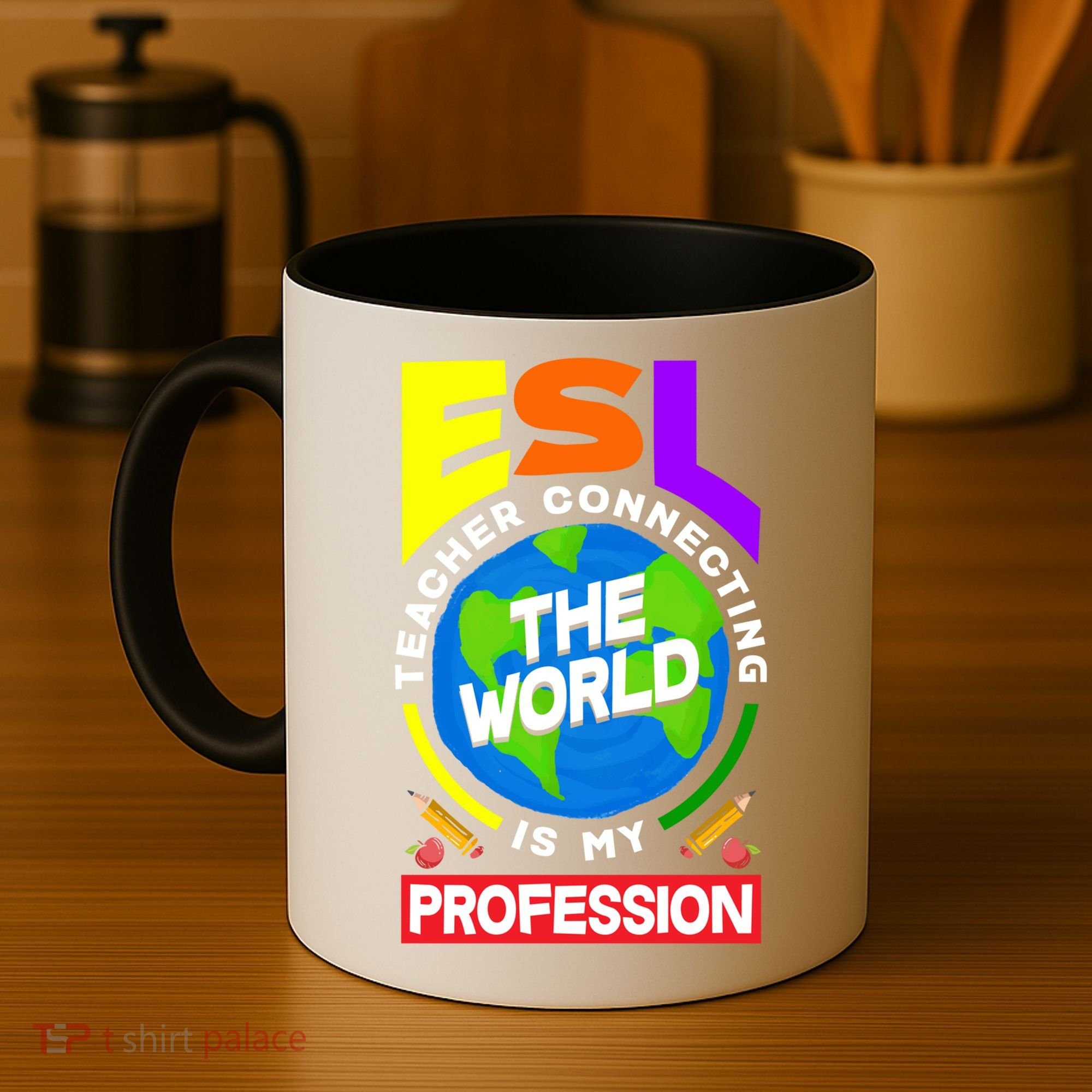 Esl Teacher Linguist Multilingual Teaching Profession Great Gift Coffee Mug