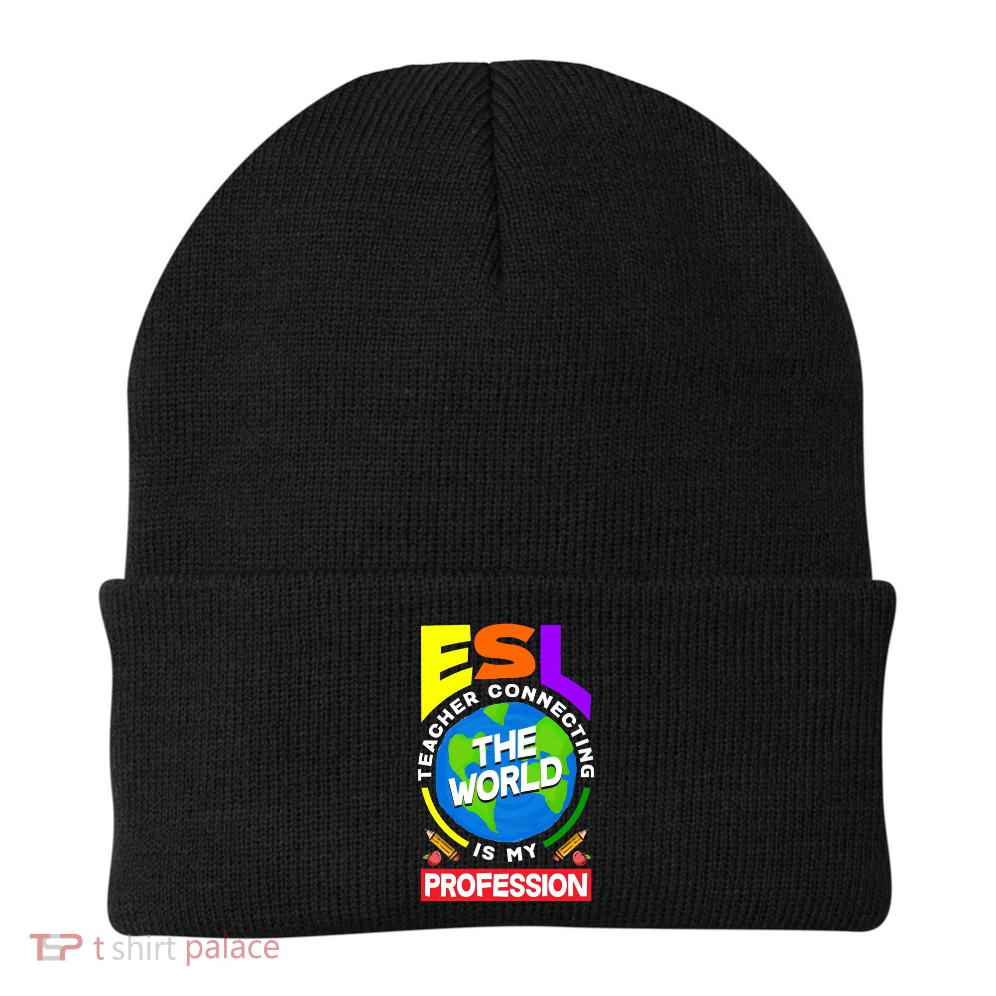Esl Teacher Linguist Multilingual Teaching Profession Great Gift Beanie
