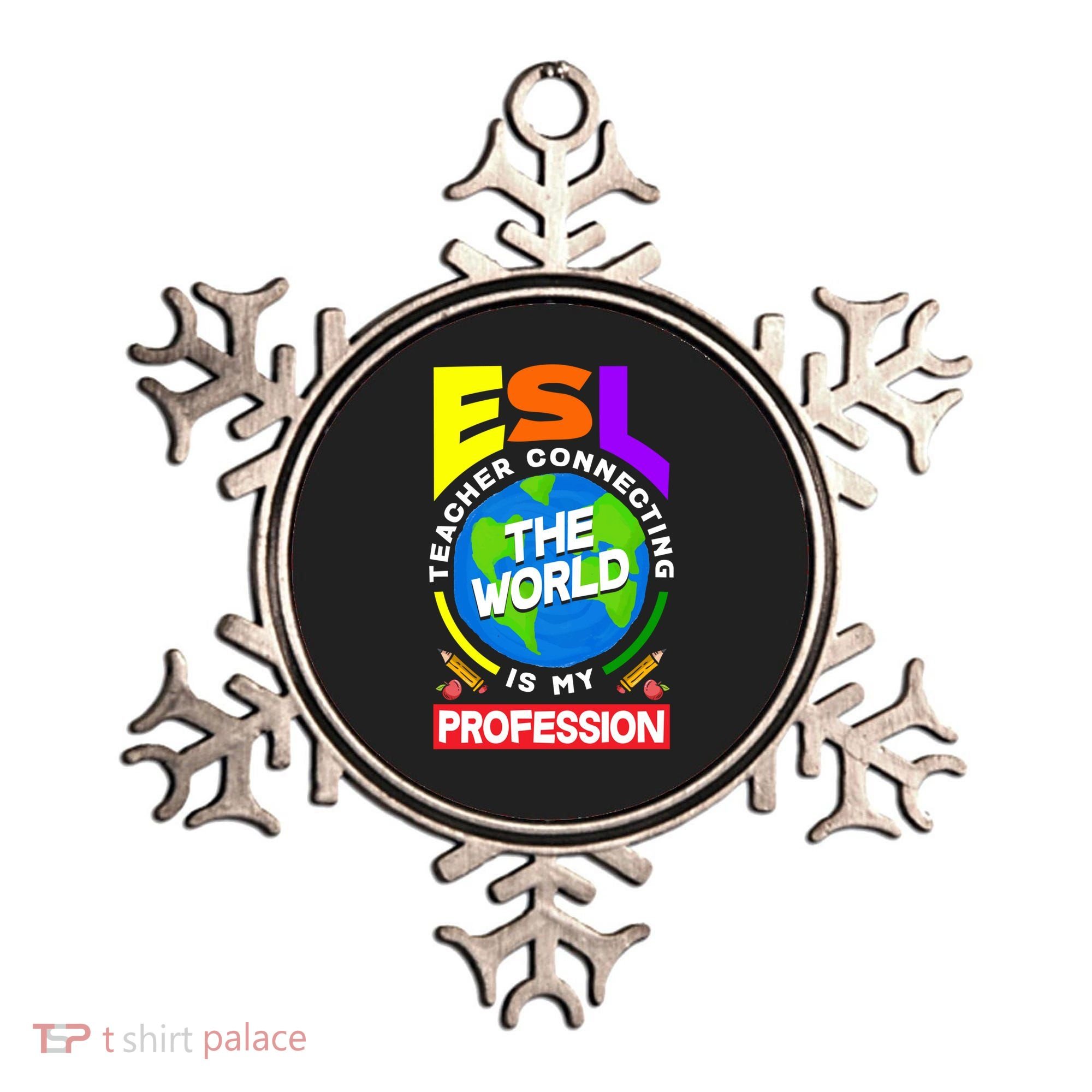 Esl Teacher Linguist Multilingual Teaching Profession Great Gift Ornament