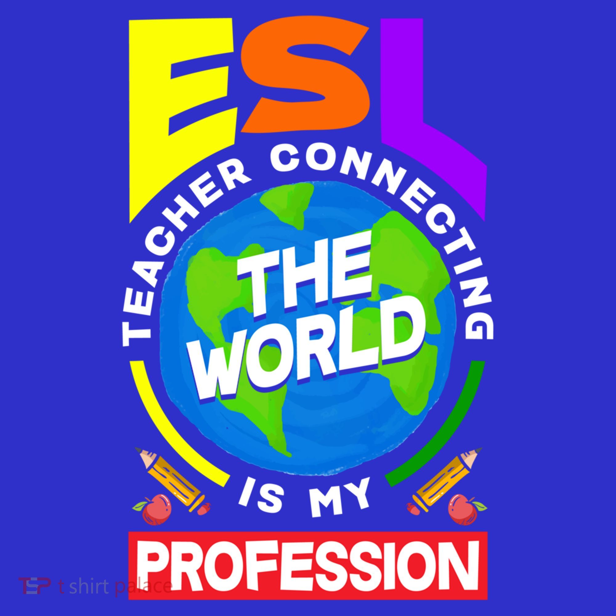 Esl Teacher Linguist Multilingual Teaching Profession Great Gift Apron