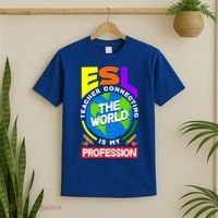 Esl Teacher Linguist Multilingual Teaching Profession Great Gift T-Shirt thumb 2
