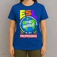 Esl Teacher Linguist Multilingual Teaching Profession Great Gift T-Shirt thumb 4
