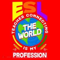 Esl Teacher Linguist Multilingual Teaching Profession Great Gift Santa Hat thumb 1