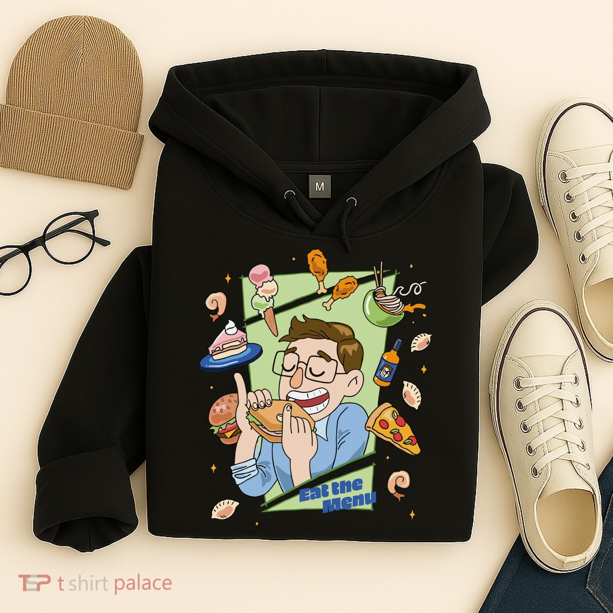 Eat The Menu KeithS Food Bounty Hoodie
