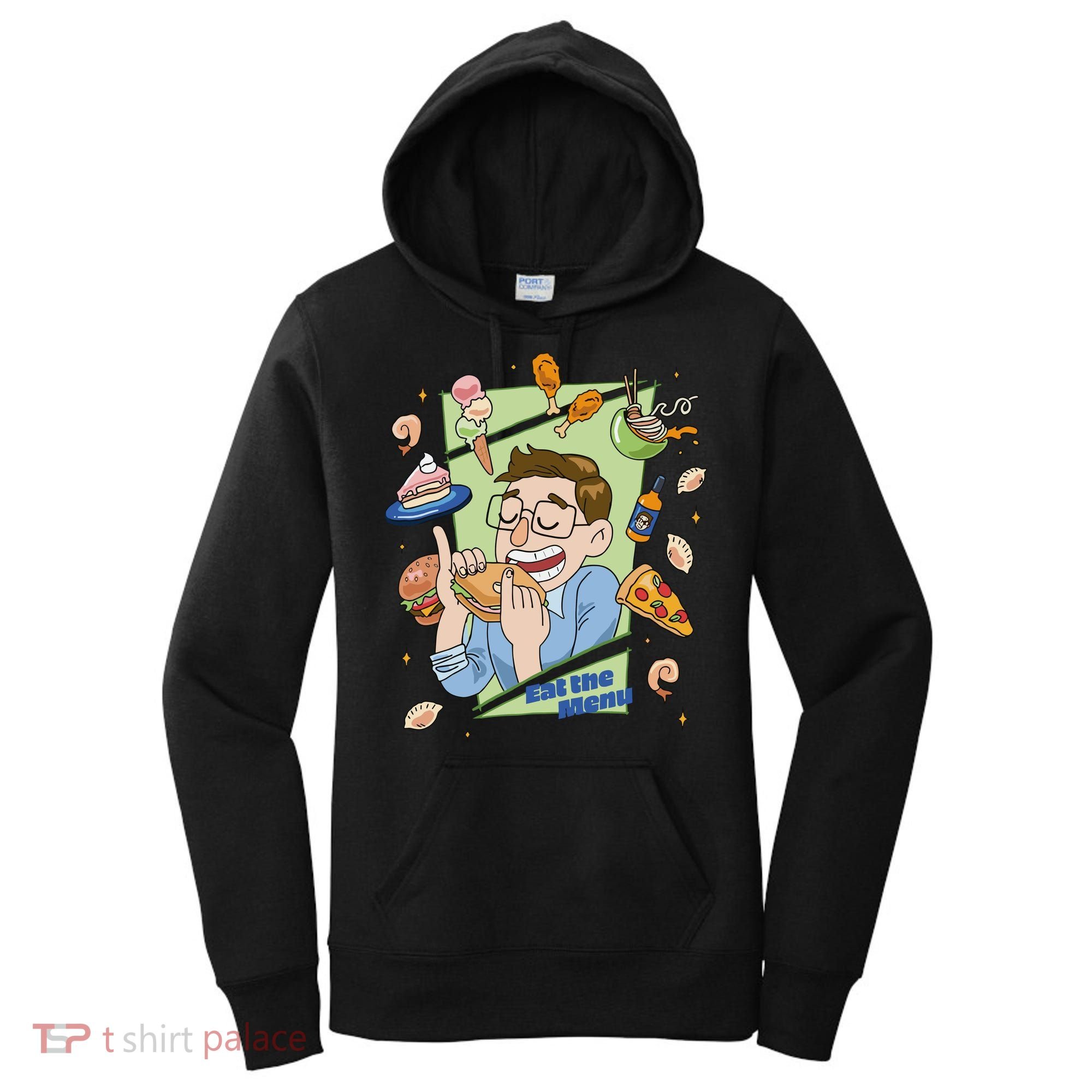 Eat The Menu KeithS Food Bounty Women's Hoodie