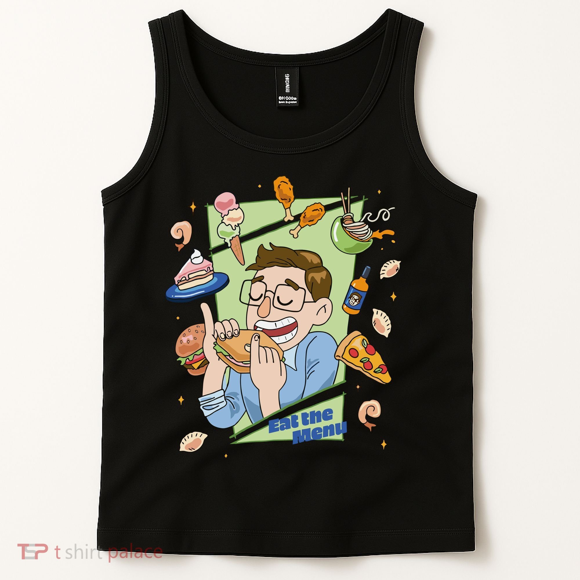 Eat The Menu KeithS Food Bounty Tank Top